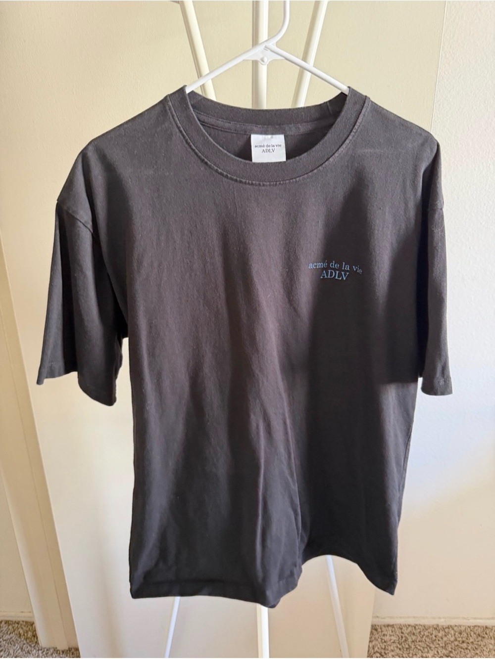 Women's Charcoal Logo Tee
